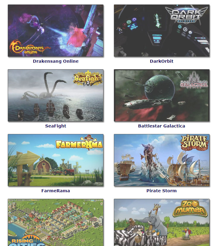 List of Bigpoint games